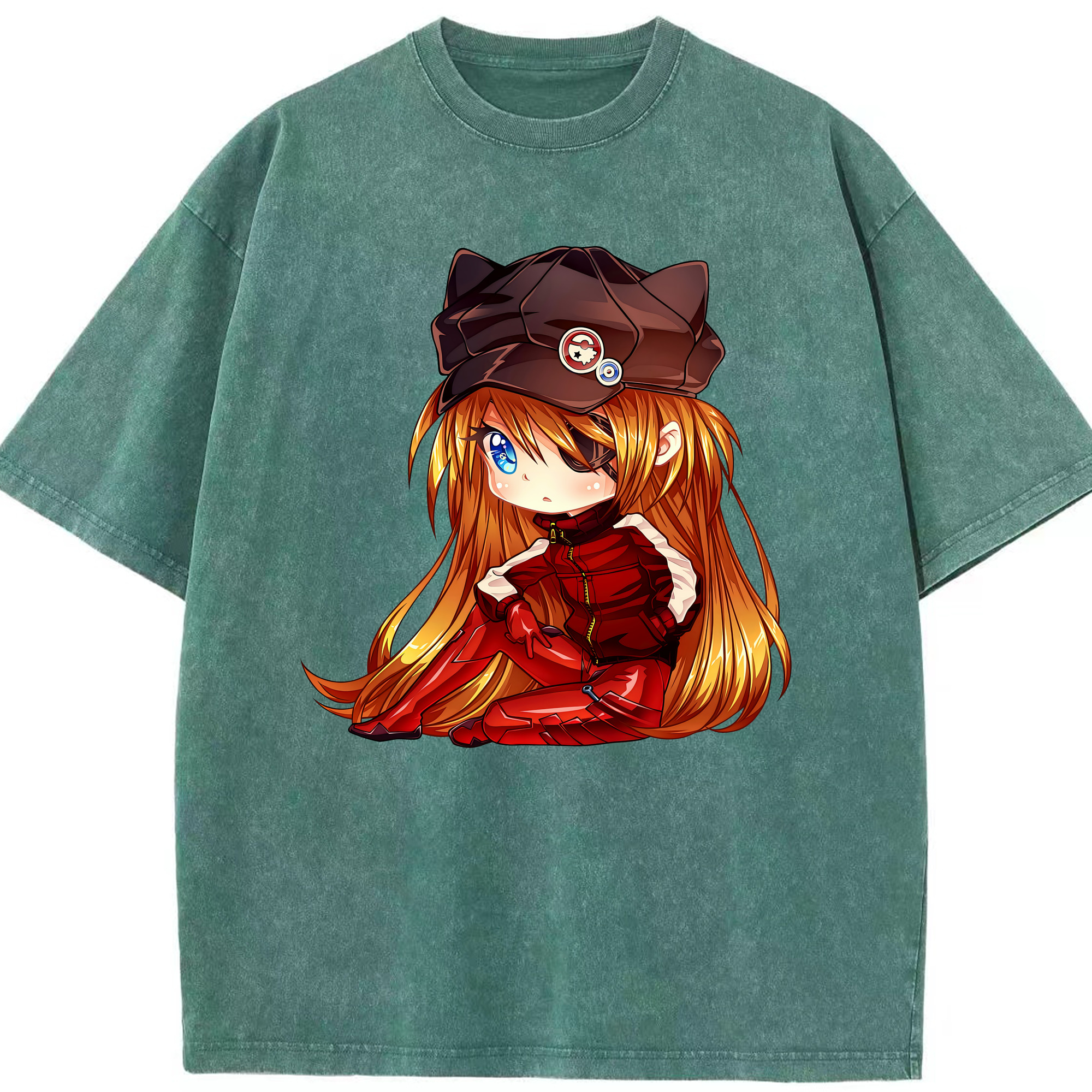 （画像用） EVA 新世紀エヴァンゲリオン 綿100% ヴィンテージ風 半袖Tシャツ（フロントプリント）